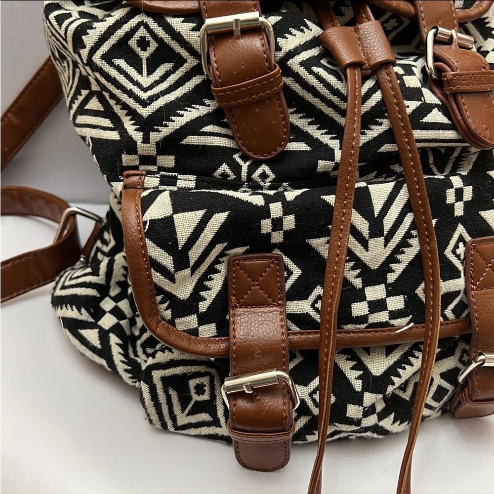 Calypso Studios Tribal Print Drawstring Backpack - image 2